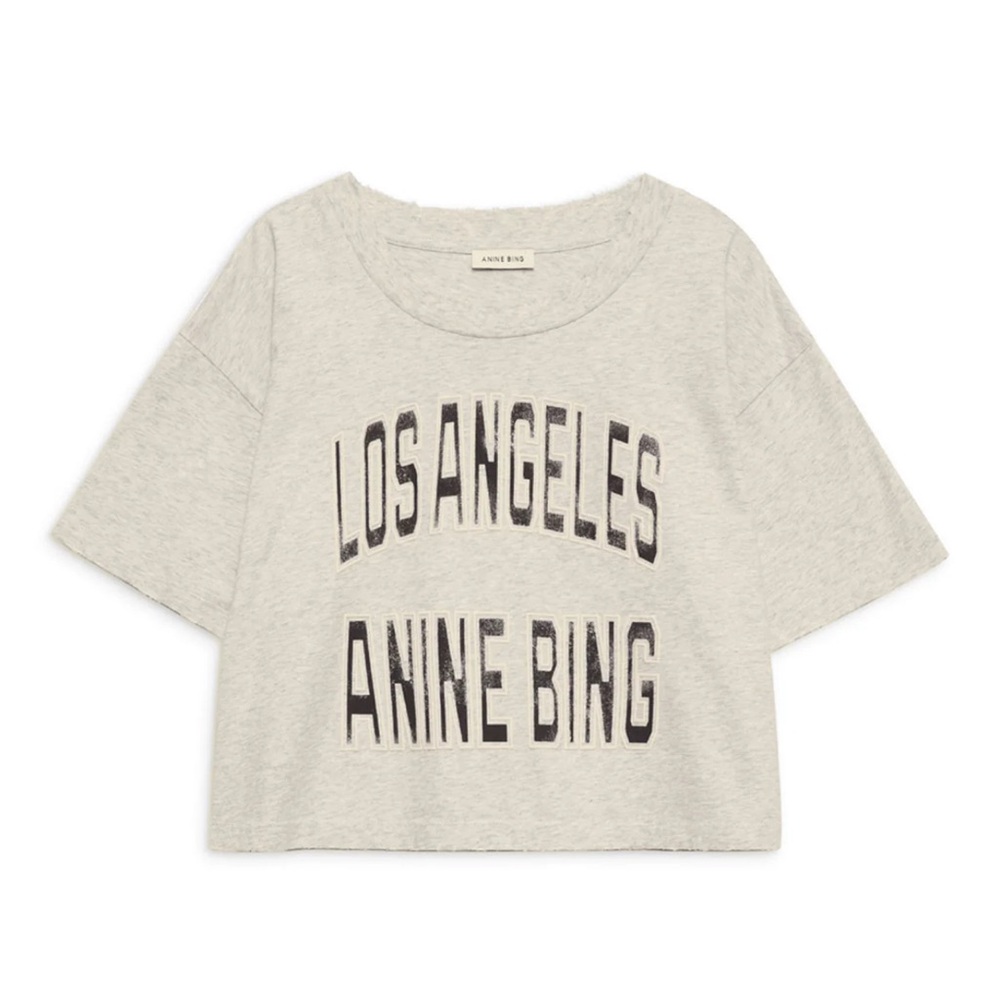 Anine Bing Johnny Crop Tee